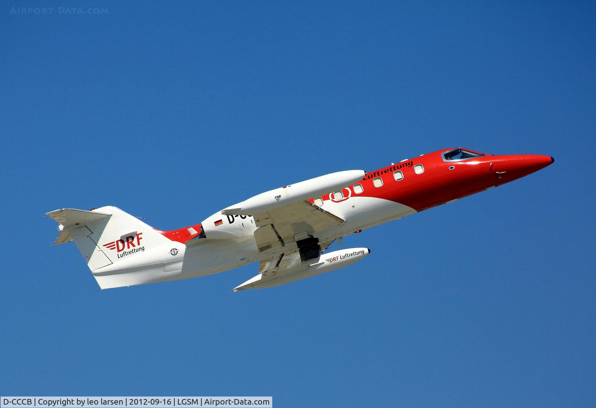 D-CCCB, 1990 Learjet 35A C/N 35A-663, Samos 16.9.2012