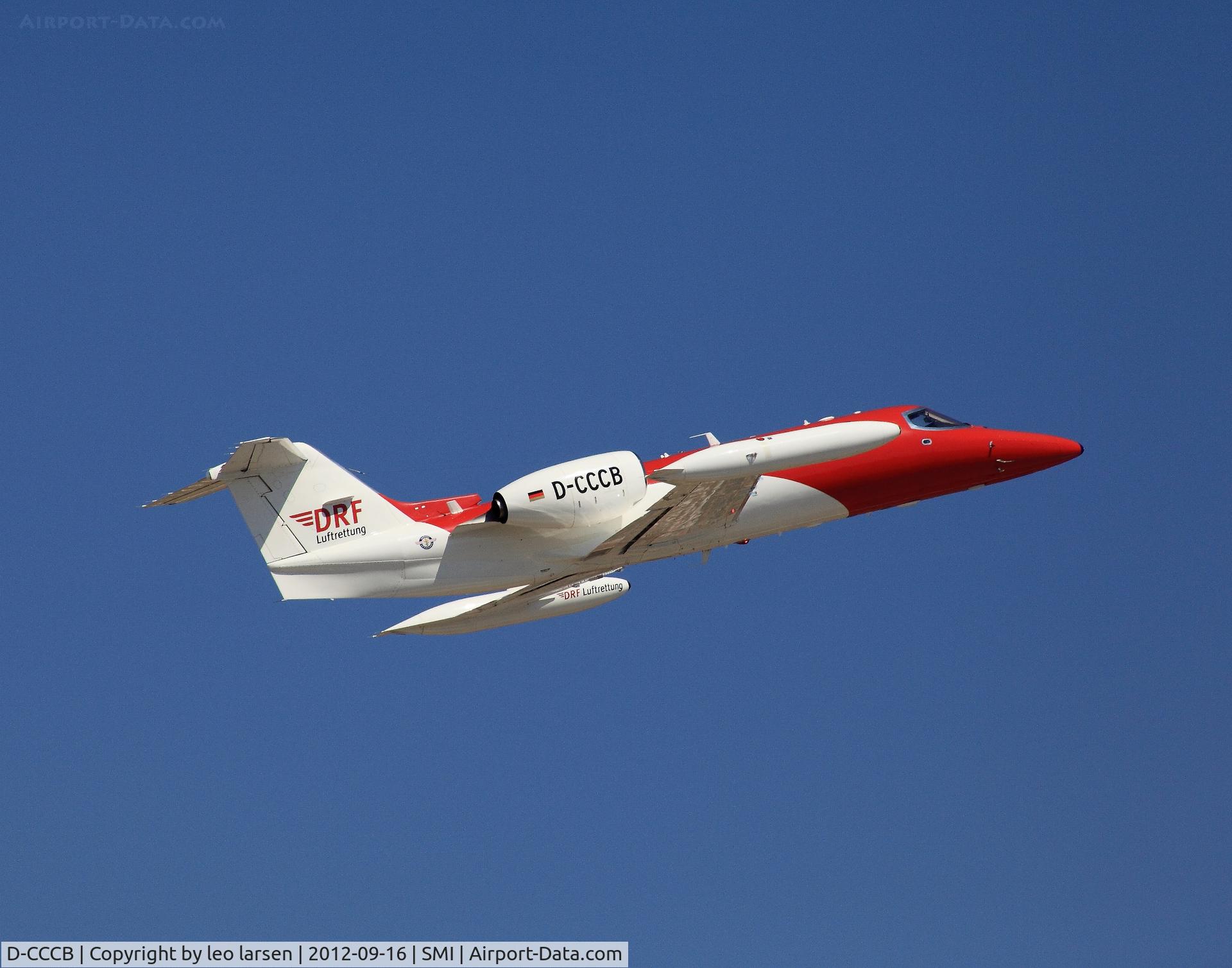D-CCCB, 1990 Learjet 35A C/N 35A-663, Samos 16.9.2012