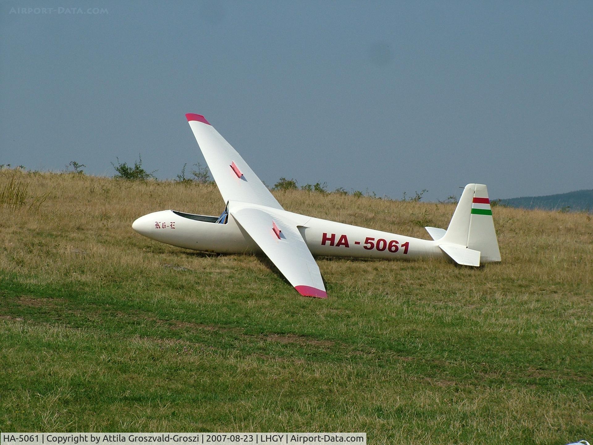 HA-5061, 1966 Schleicher Ka-6E Rhonsegler C/N 4023, Gyöngyös-Pipishegy Airfield, Hungary