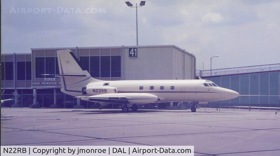 N22RB, 1966 Lockheed L-1329 Jetstar 6 C/N 5093, Late 1980s at Love Field Dallas