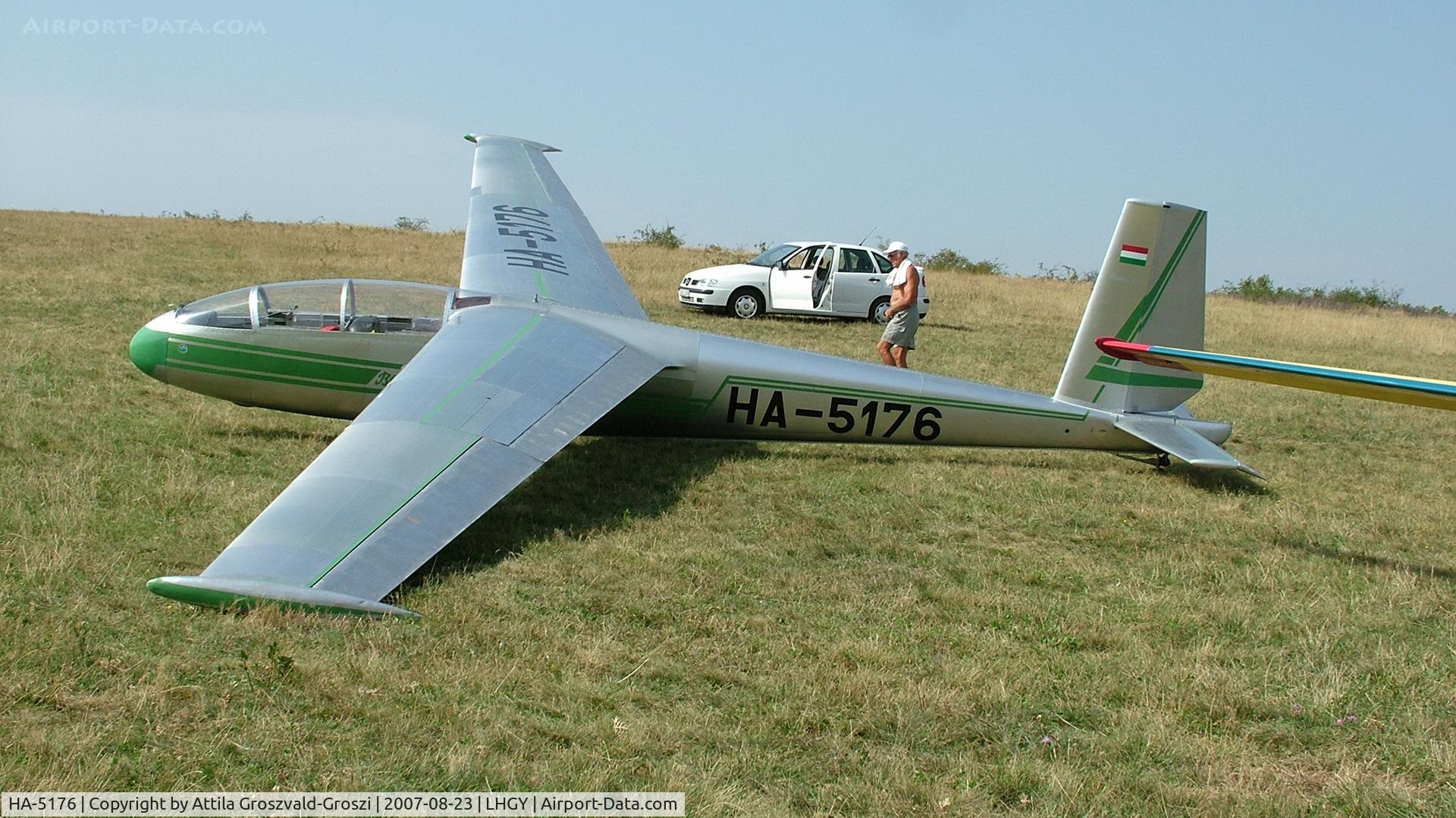 HA-5176, 1980 Let L-13 Blanik C/N 027360, Gyöngyös-Pipishegy Airfield, Hungary