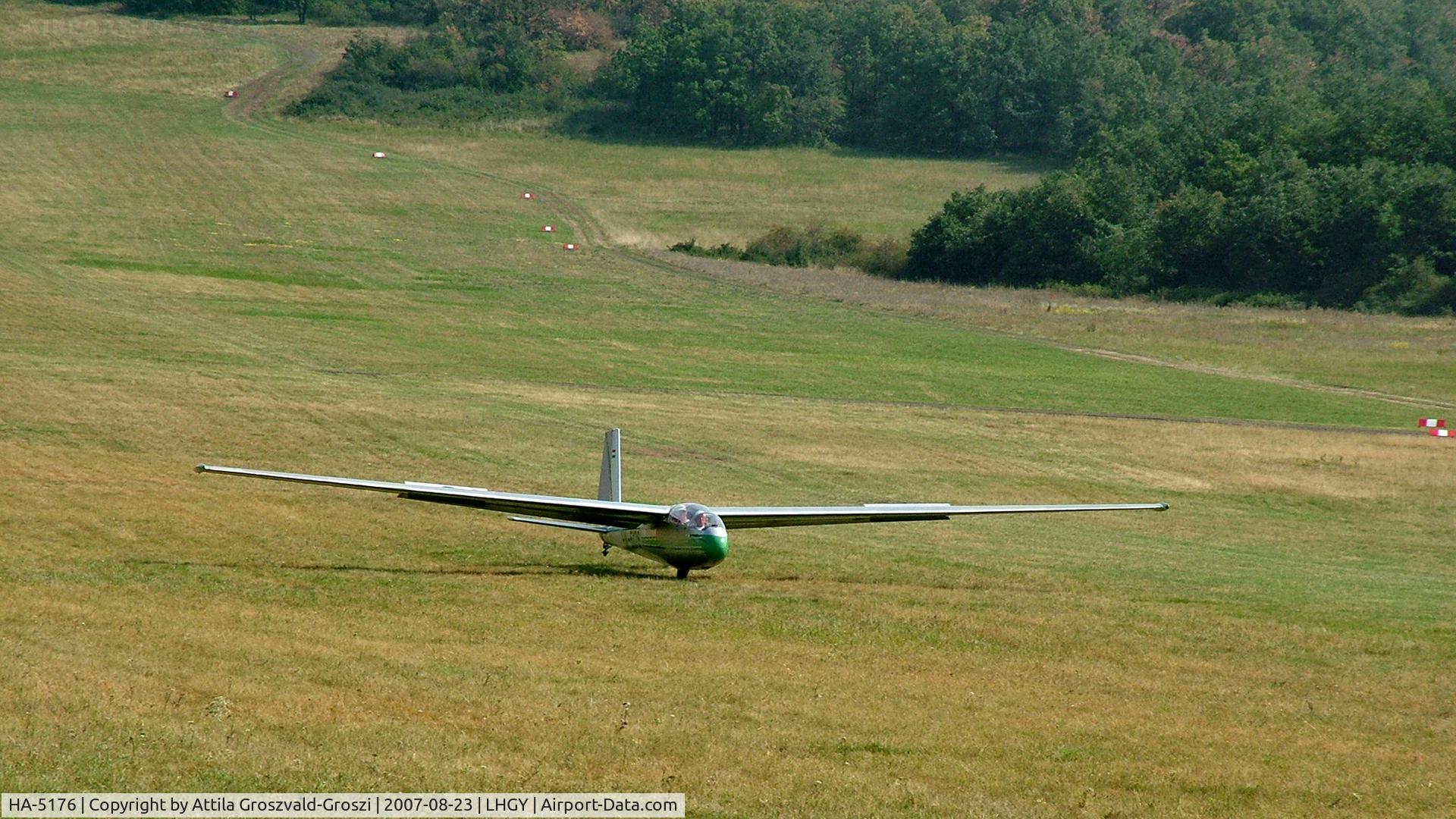 HA-5176, 1980 Let L-13 Blanik C/N 027360, Gyöngyös-Pipishegy Airfield, Hungary