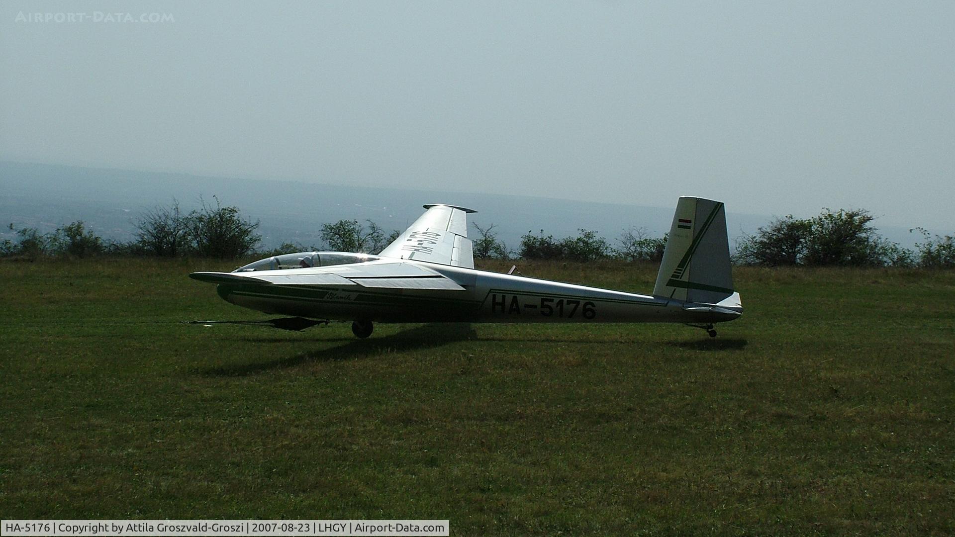 HA-5176, 1980 Let L-13 Blanik C/N 027360, Gyöngyös-Pipishegy Airfield, Hungary