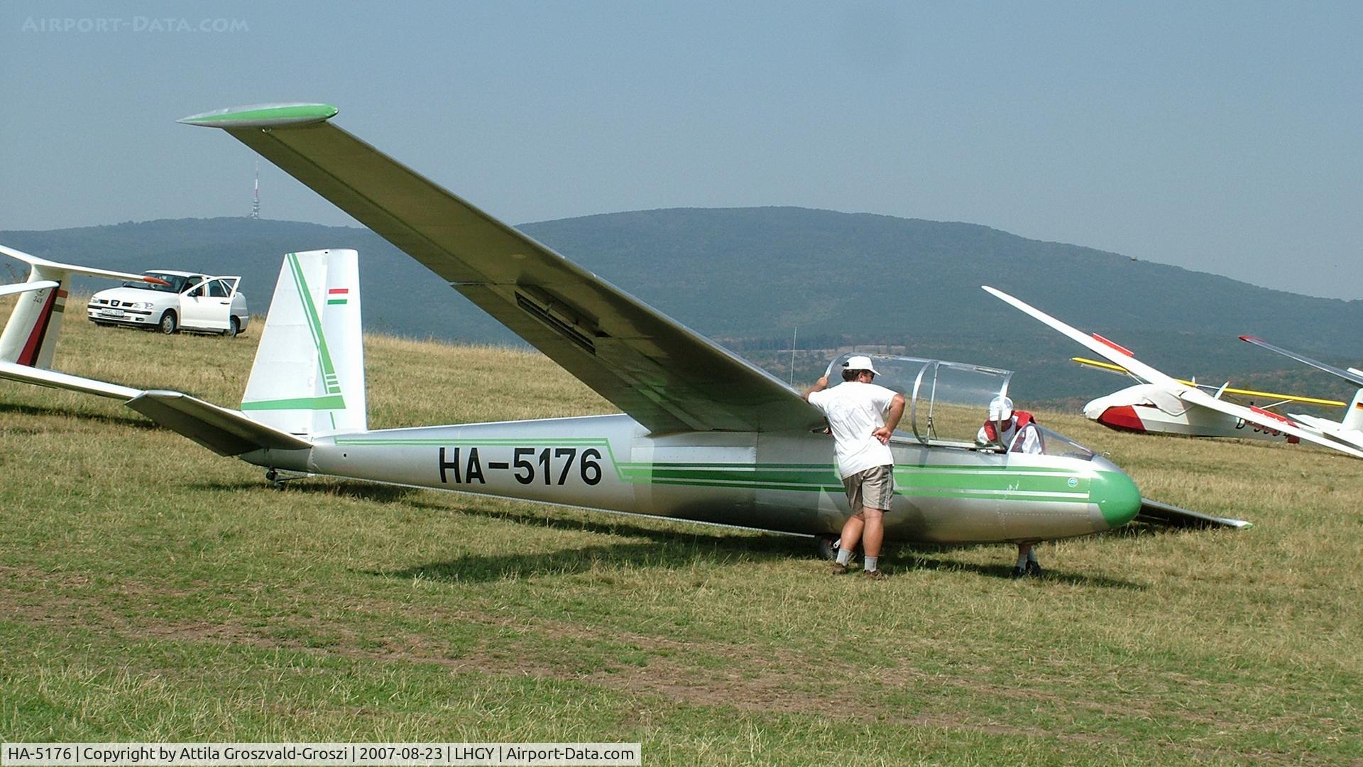 HA-5176, 1980 Let L-13 Blanik C/N 027360, Gyöngyös-Pipishegy Airfield, Hungary