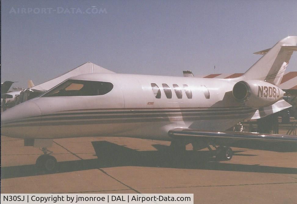N30SJ, 2002 Sino Swearingen SJ30-2 C/N 003, AT the NBAA Convention in Dallas in the 1990s