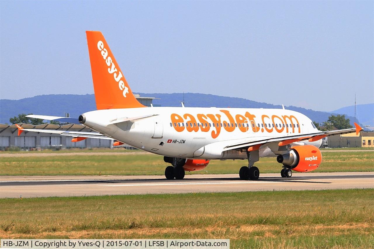 HB-JZM, 2004 Airbus A319-111 C/N 2370, Airbus A319-111, Take off run rwy 15, Bâle-Mulhouse-Fribourg airport (LFSB-BSL)