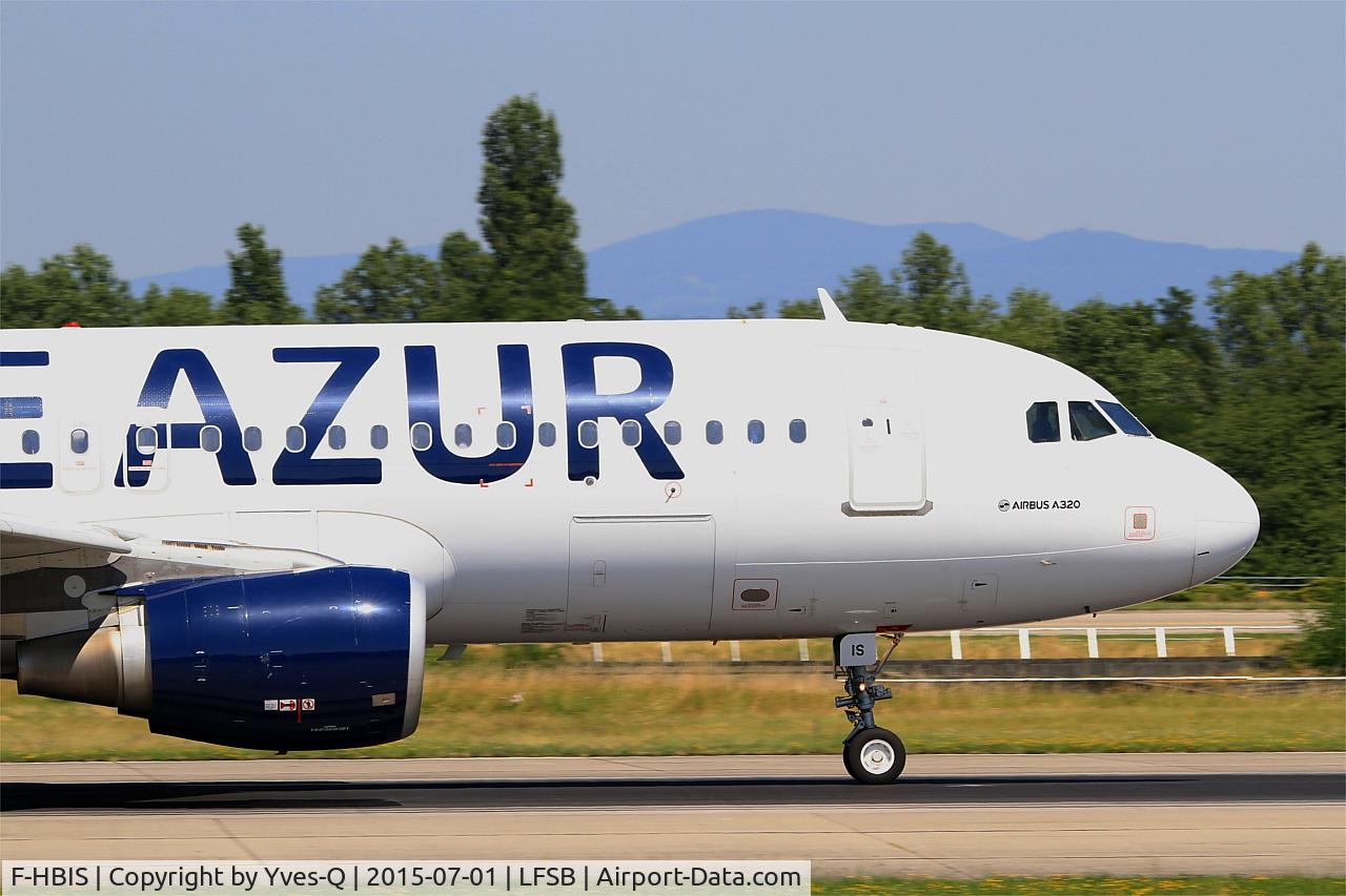 F-HBIS, 2007 Airbus A320-214 C/N 3136, Airbus A320-214, Take off run rwy 15, Bâle-Mulhouse-Fribourg airport (LFSB-BSL)