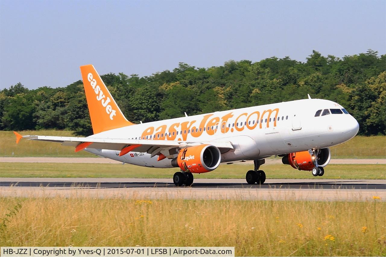 HB-JZZ, 2010 Airbus A320-214 C/N 4233, Airbus A320-214, Landing rwy 15, Bâle-Mulhouse-Fribourg airport (LFSB-BSL)