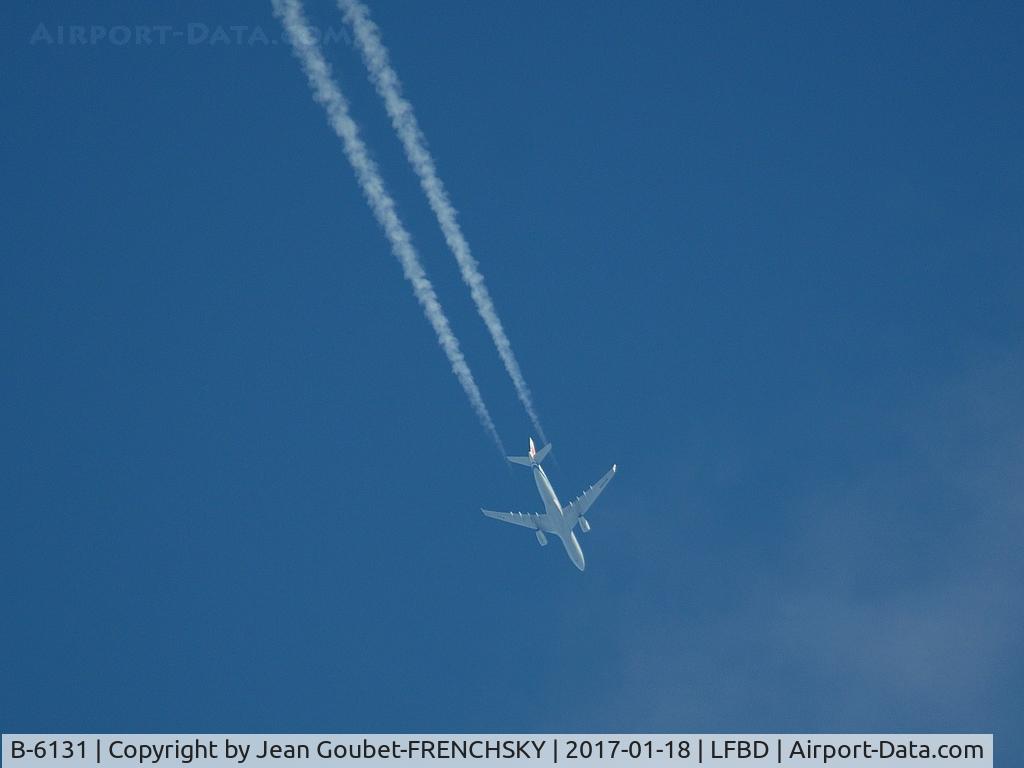 B-6131, 2008 Airbus A330-243 C/N 941, Air China CCA908 : SBGR Guarulhos - Governador André Franco Montoro, São Paulo, Brazil - LEMD Madrid Barajas, Spain - ZBAA Beijing Capital, China, level 380