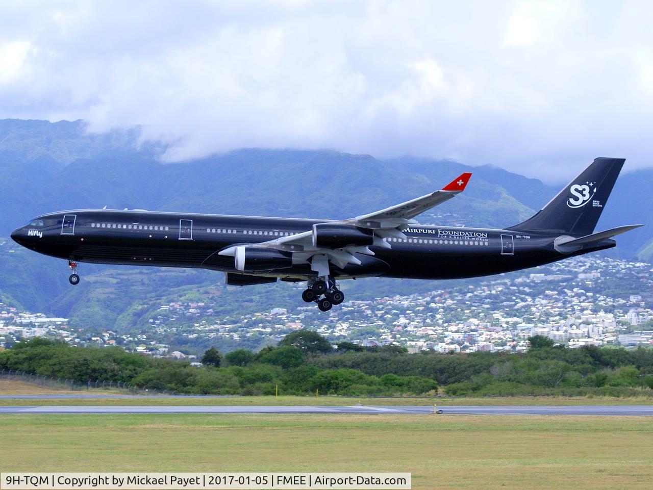 9H-TQM, 1995 Airbus A340-313 C/N 117, Flying for Air Austral