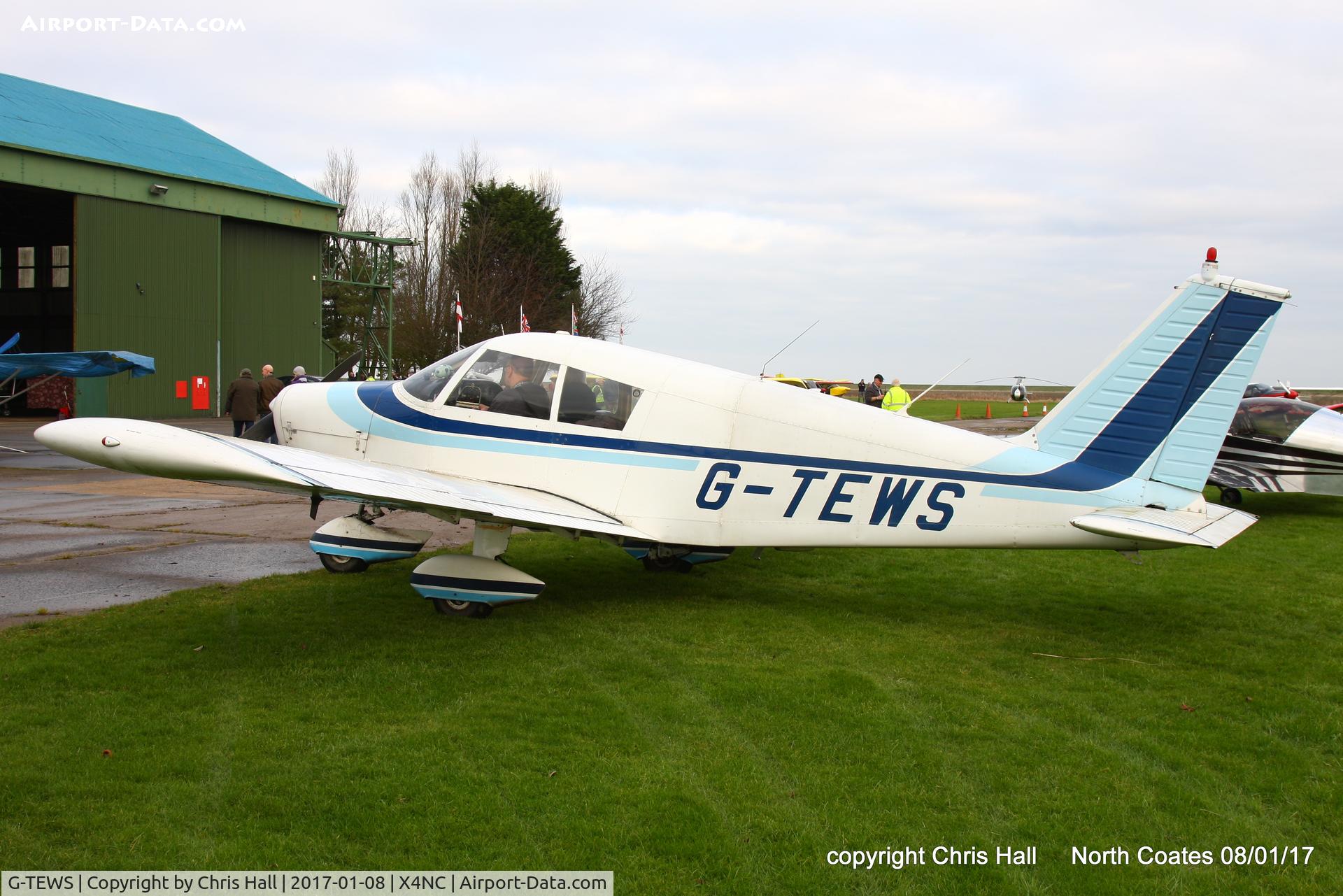 G-TEWS, 1968 Piper PA-28-140 Cherokee B C/N 28-25128, at the Brass Monkey fly in, North Coates