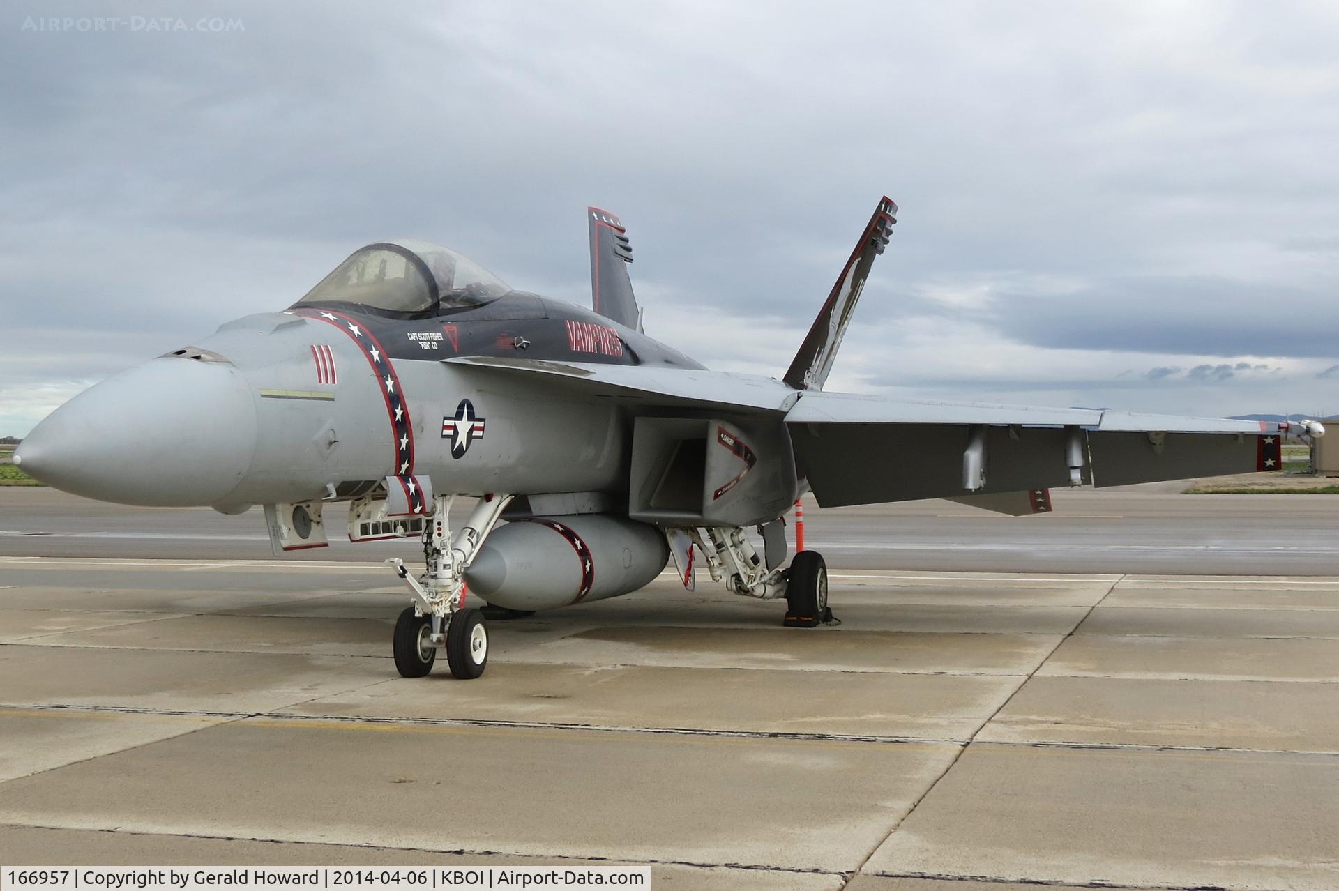 166957, Boeing F/A-18E Super Hornet C/N E199, VX-9, 