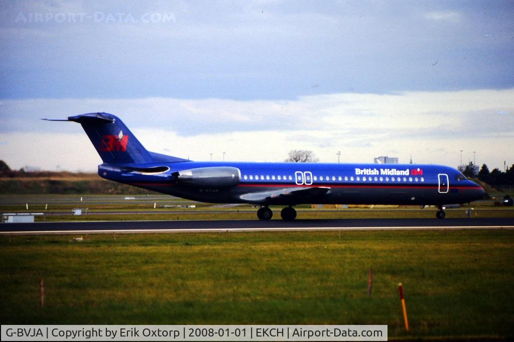 G-BVJA, 1994 Fokker 100 (F-28-0100) C/N 11489, G-BVJA in CPH SEP99
