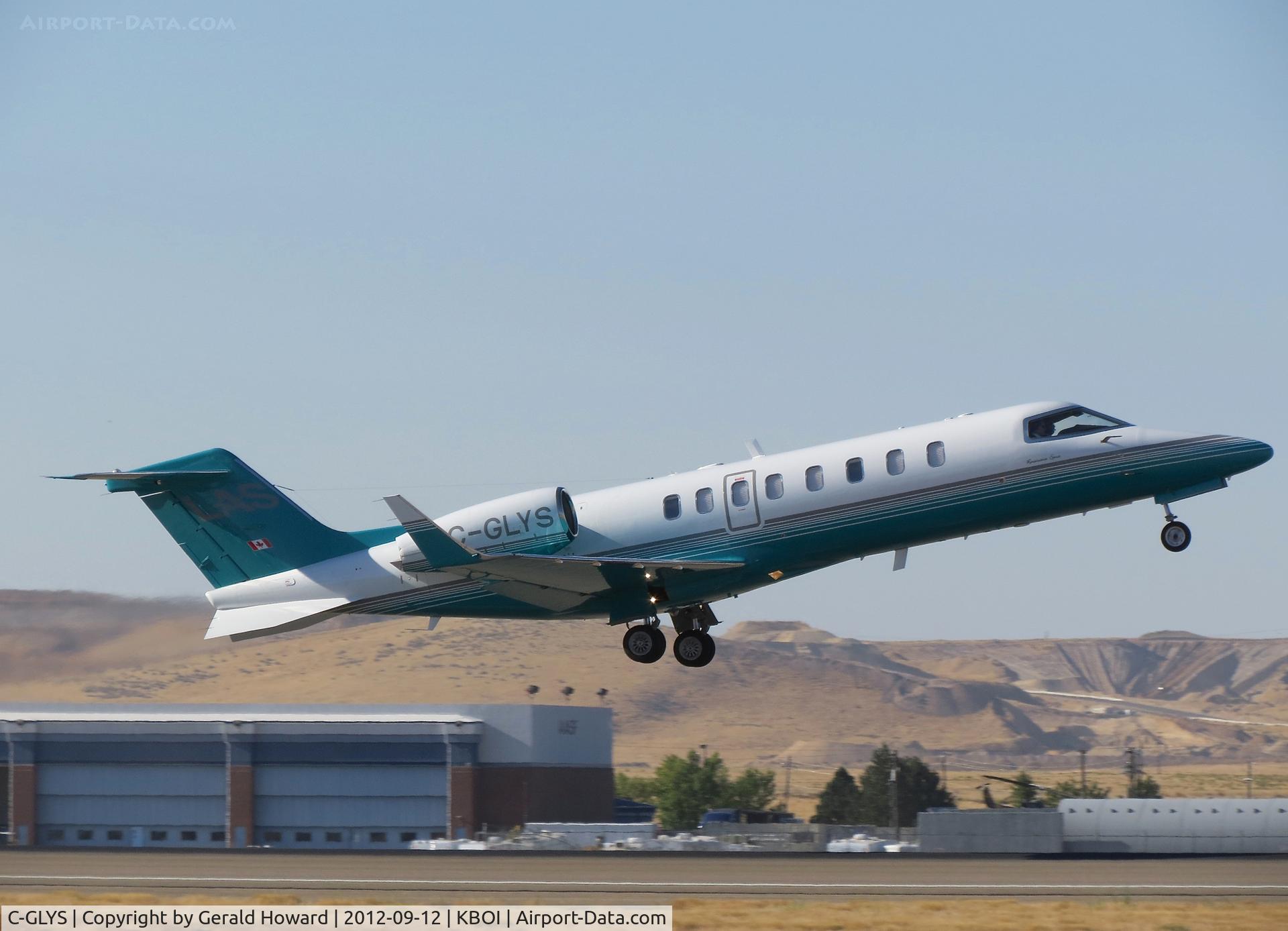 C-GLYS, 2013 Learjet 45 C/N 45-465, Departing RWY 28R.