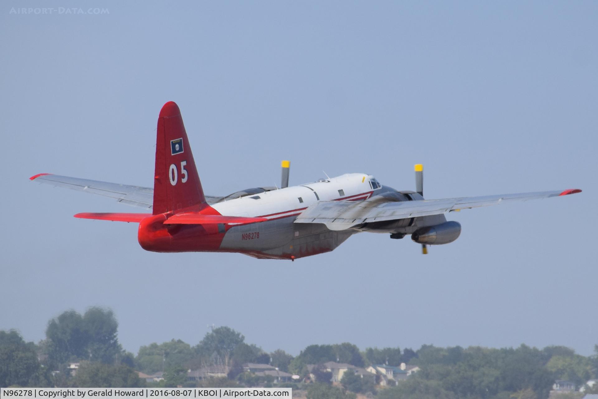 N96278, Lockheed P2V-5F Neptune C/N 426-5340, Departing RWY 28R.
