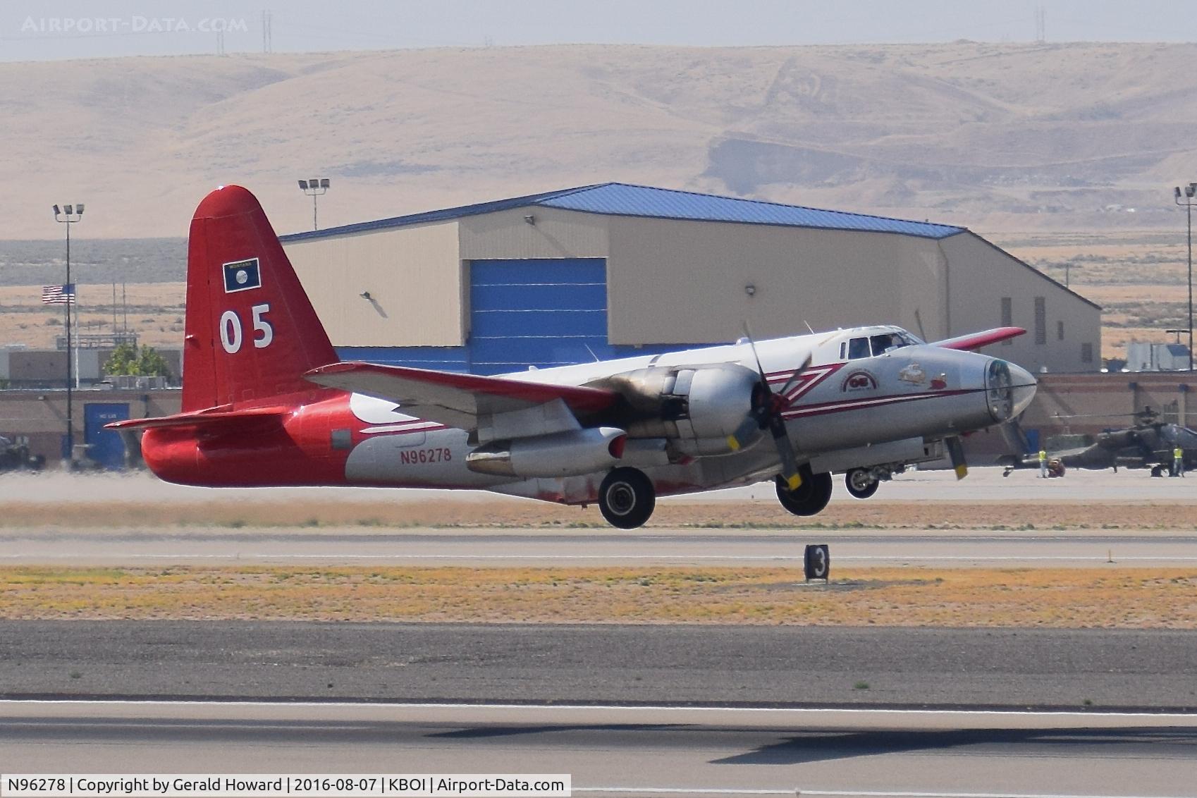 N96278, Lockheed P2V-5F Neptune C/N 426-5340, Rotation off RWY 28R.