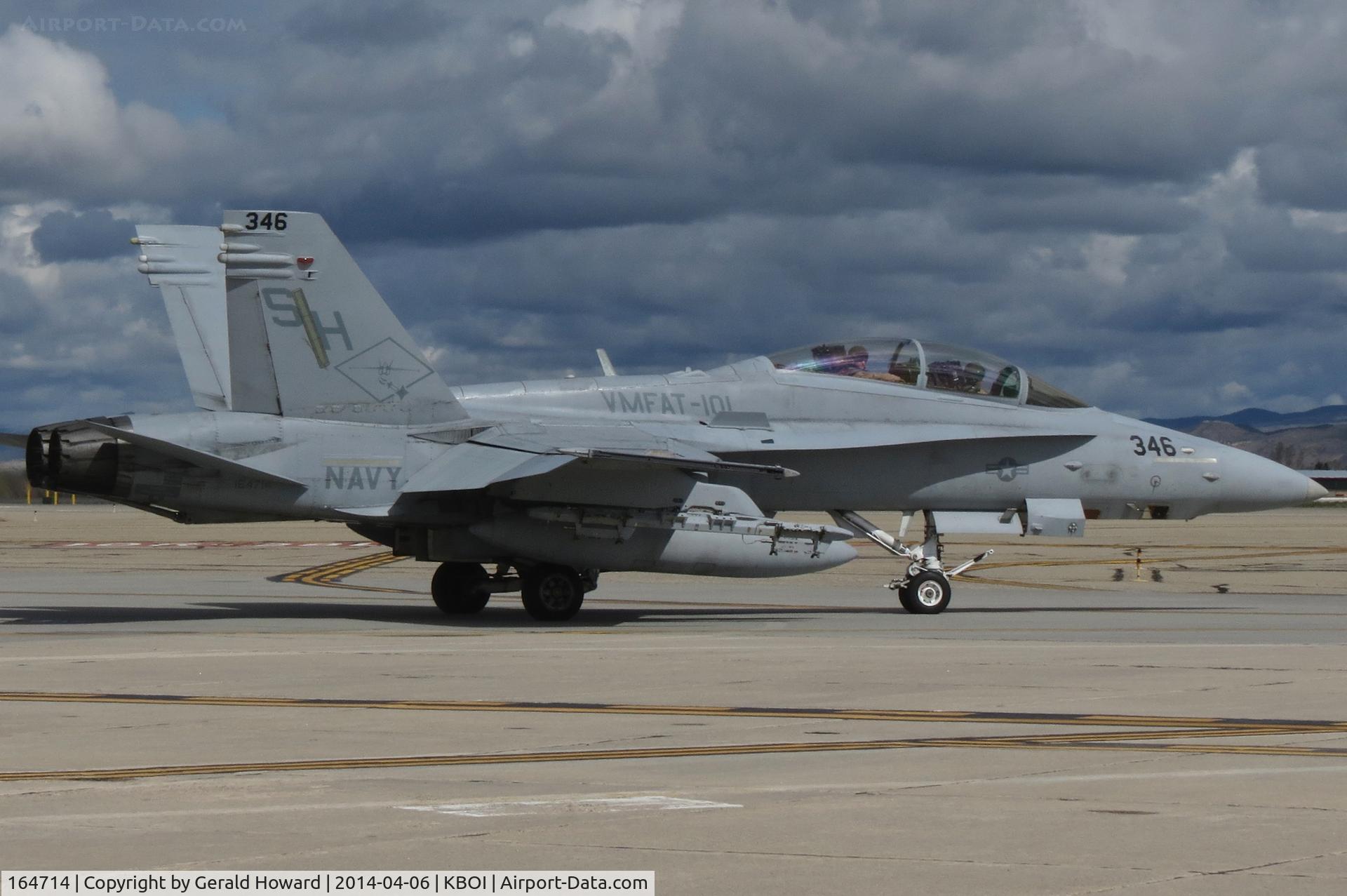 164714, McDonnell Douglas F/A-18D Hornet C/N 1159/D107, USMC VMFAT-101 