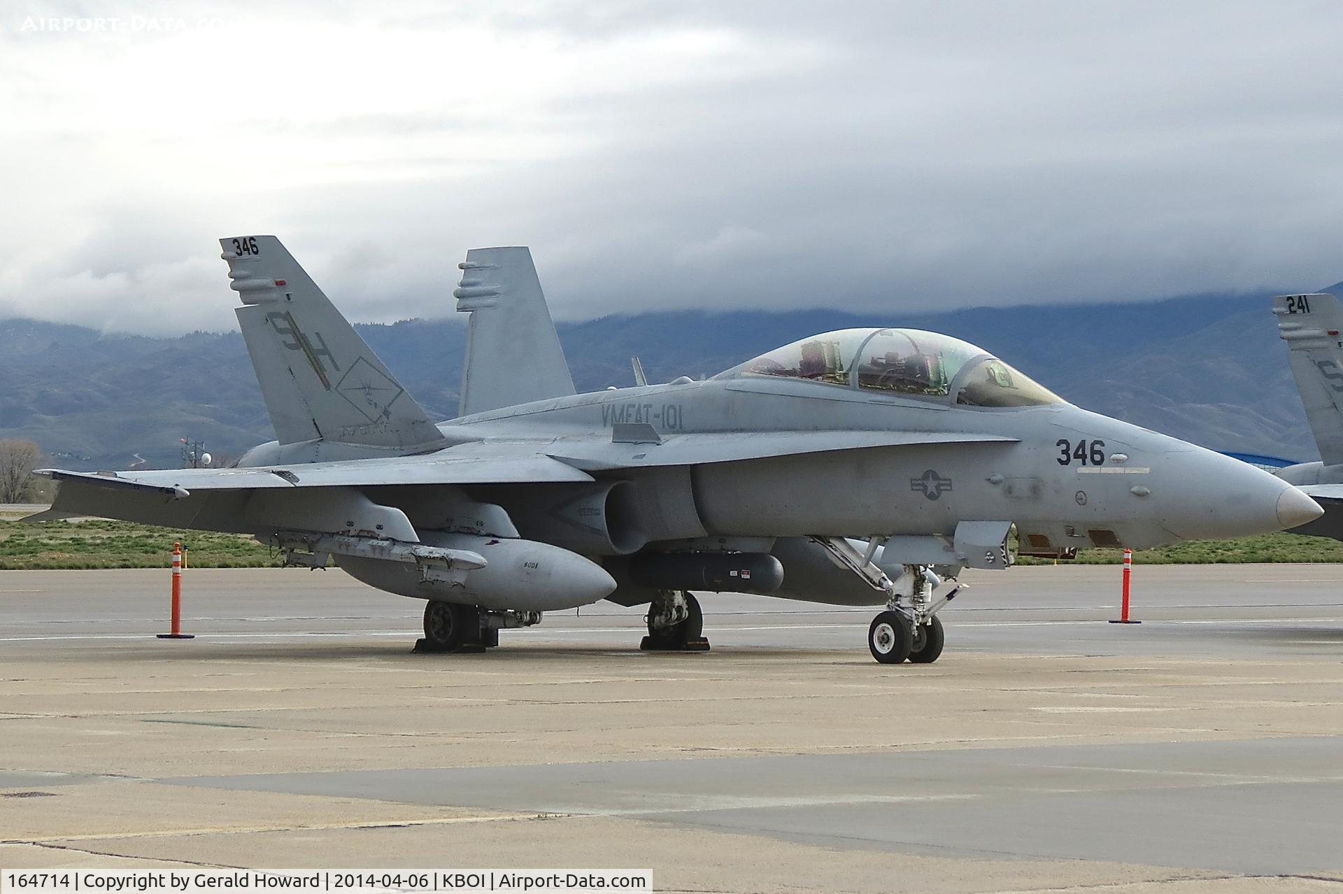 164714, McDonnell Douglas F/A-18D Hornet C/N 1159/D107, USMC VMFAT-101 