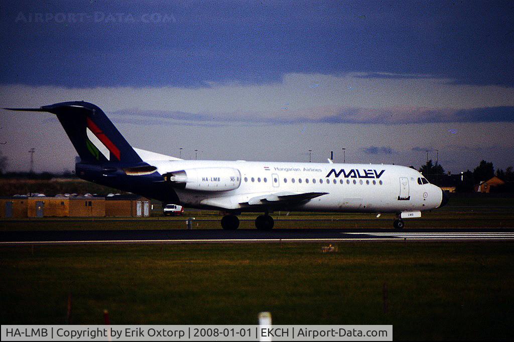 HA-LMB, 1996 Fokker 70 (F-28-0070) C/N 11565, HB-LMB in CPH SEP99