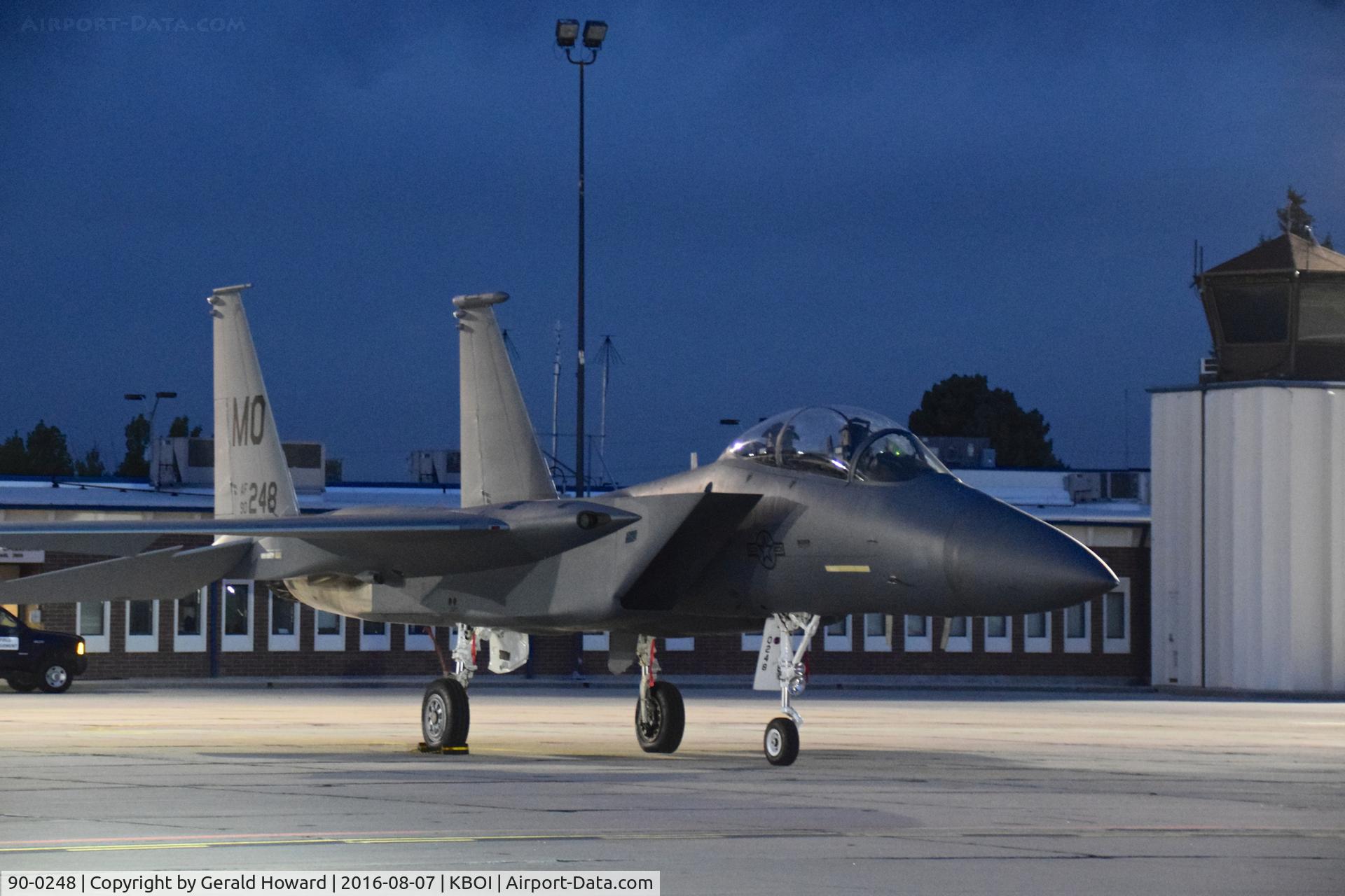 90-0248, 1990 McDonnell Douglas F-15E Strike Eagle C/N 1183/E150, Pre Dawn photo. 391st Fighter Sq. 
