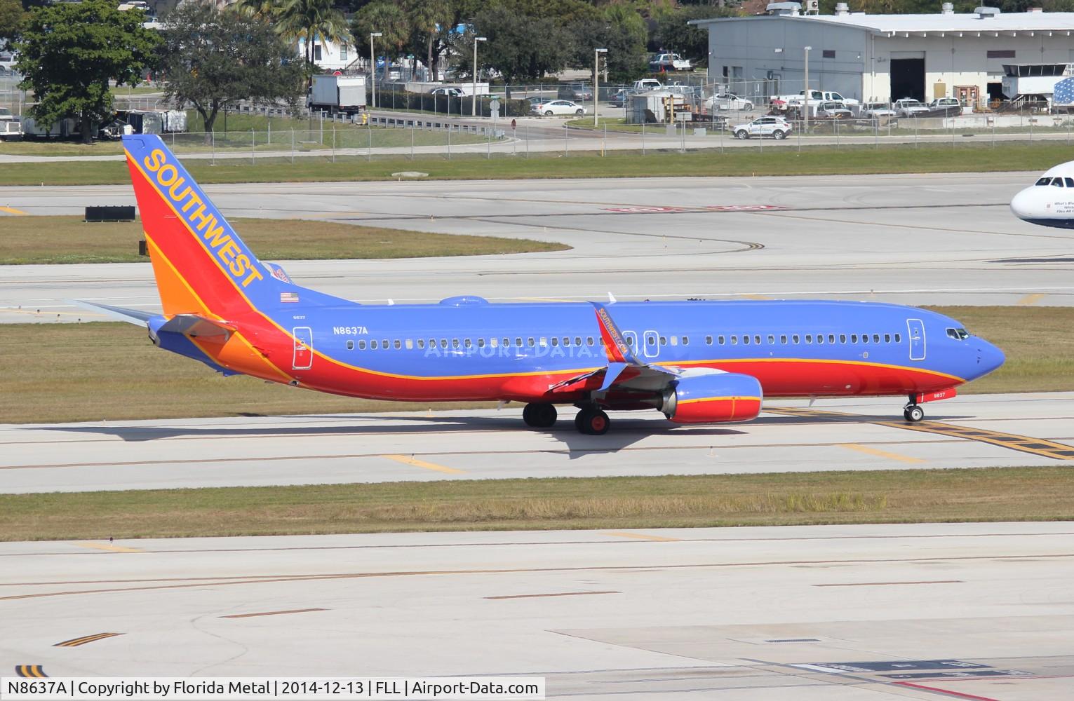 N8637A, 2014 Boeing 737-8H4 C/N 42523, Southwest