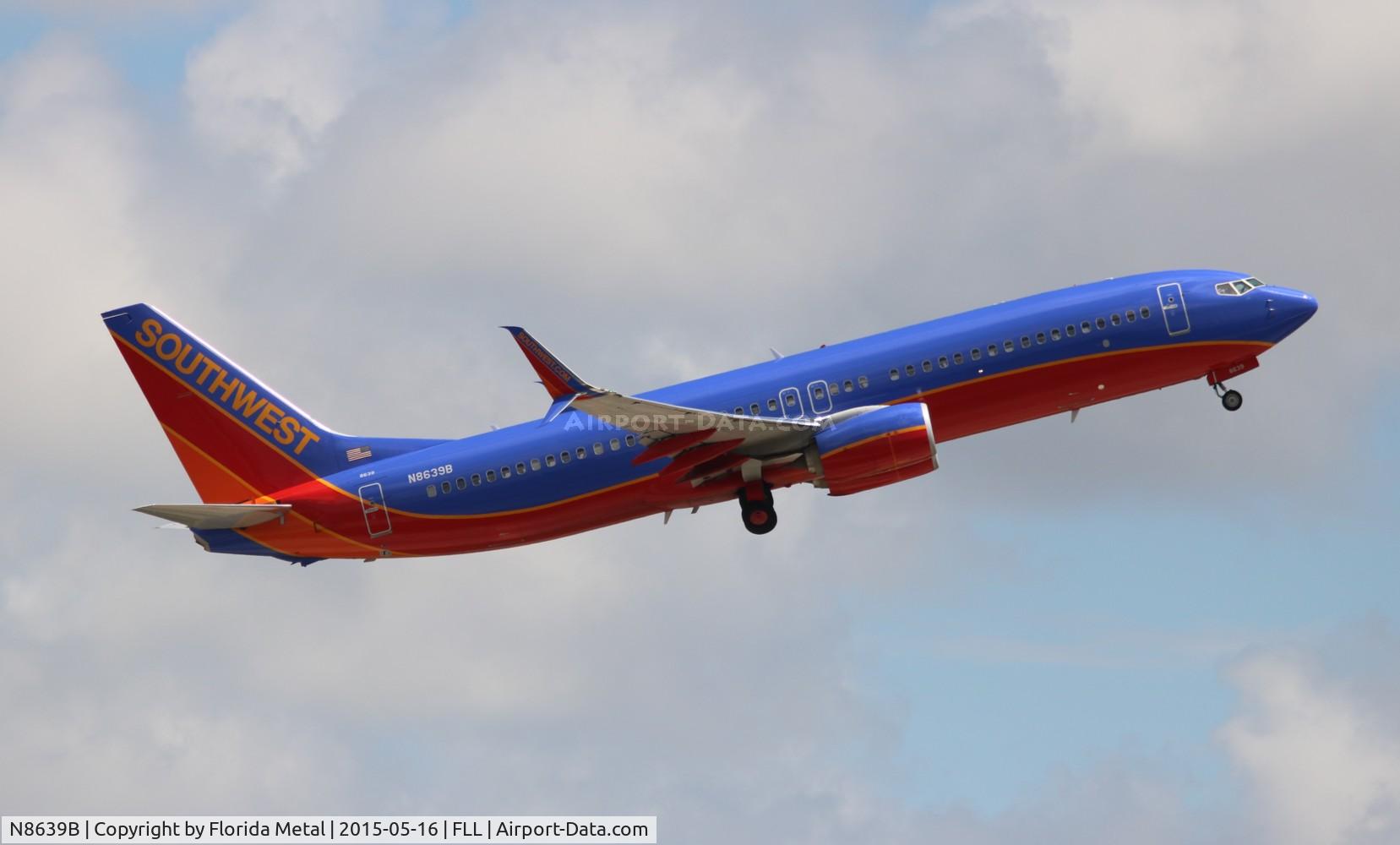 N8639B, 2014 Boeing 737-8H4 C/N 60086, Southwest