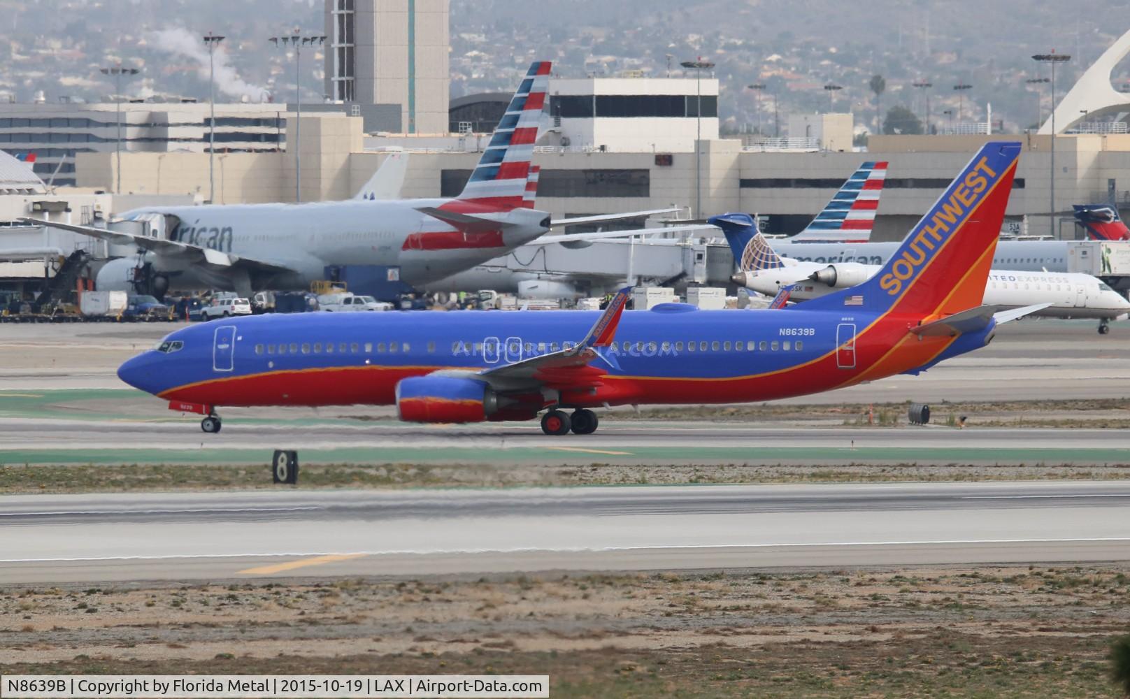 N8639B, 2014 Boeing 737-8H4 C/N 60086, Southwest