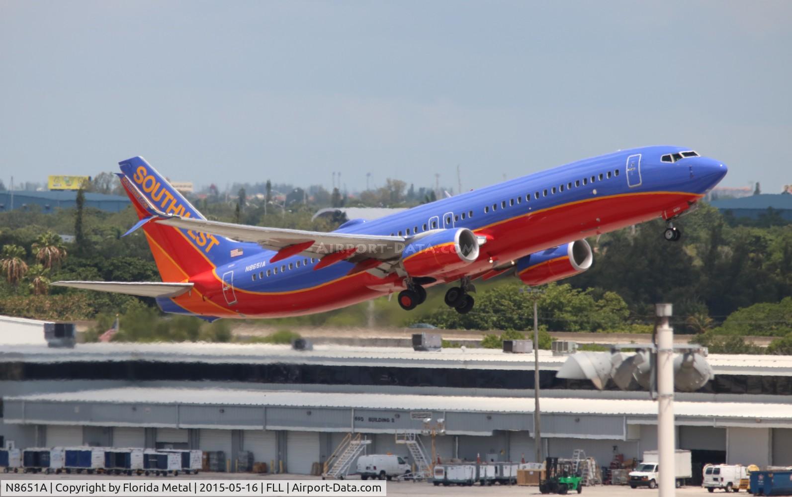 N8651A, 2014 Boeing 737-8H4 C/N 36920, Southwest