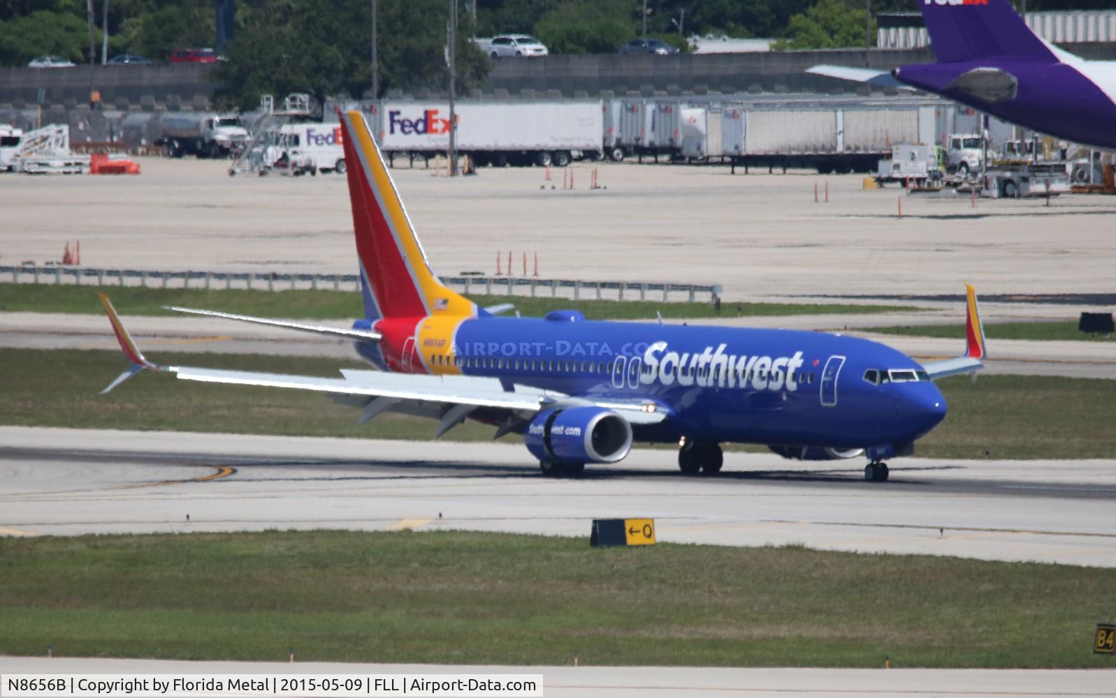 N8656B, 2014 Boeing 737-8H4 C/N 42530, Southwest
