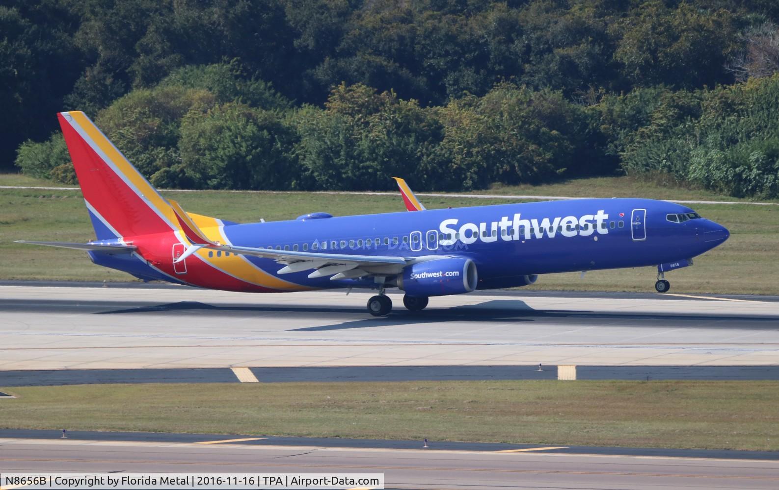 N8656B, 2014 Boeing 737-8H4 C/N 42530, Southwest