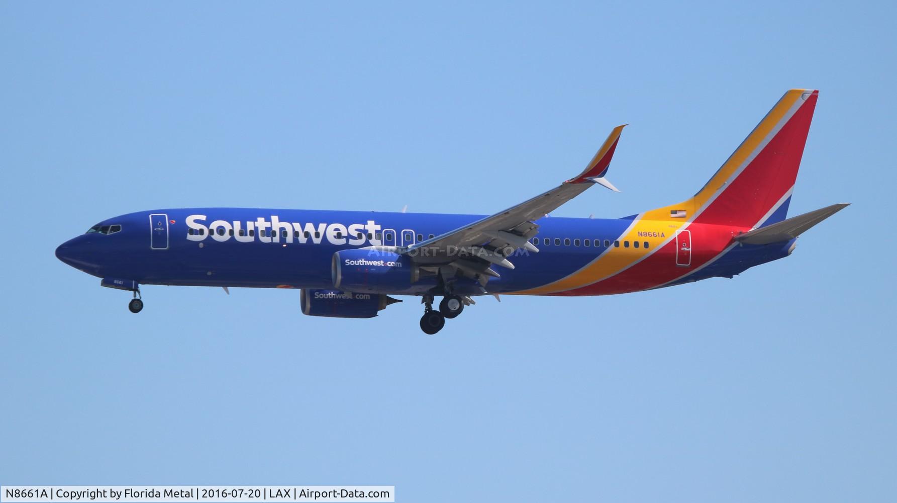 N8661A, 2015 Boeing 737-8H4 C/N 36906, Southwest