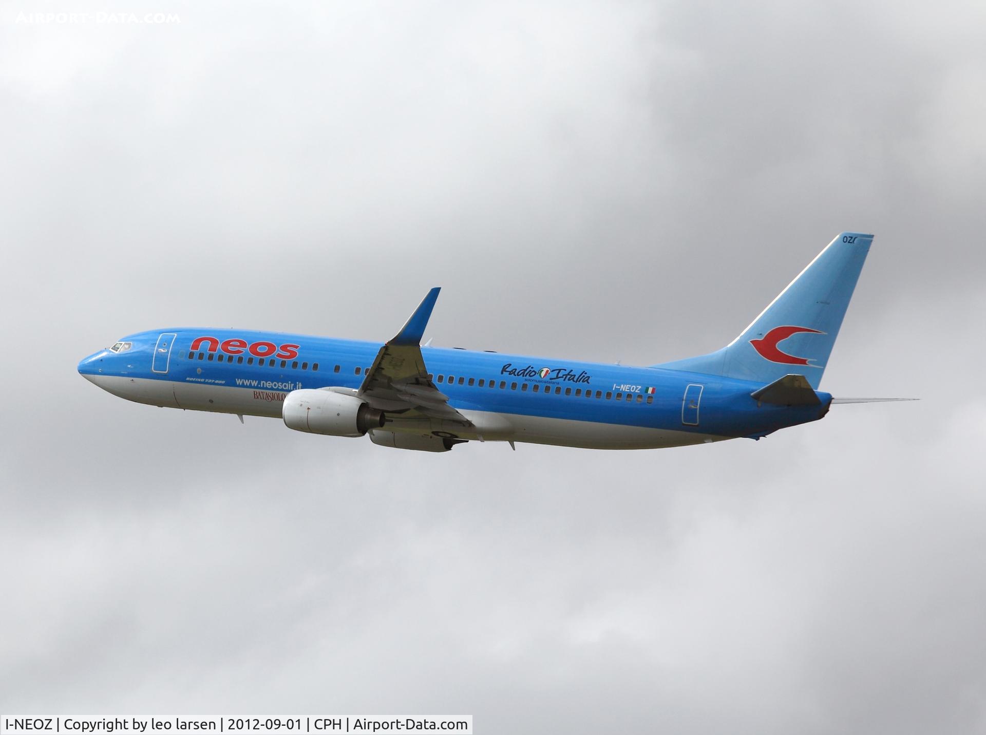 I-NEOZ, 2006 Boeing 737-86N C/N 34257, Copenhagen 1.9.2012