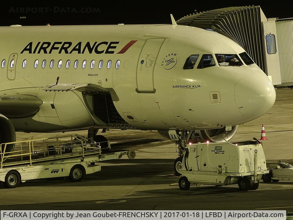 F-GRXA, 2001 Airbus A319-111 C/N 1640, AF7633 to Paris CDG