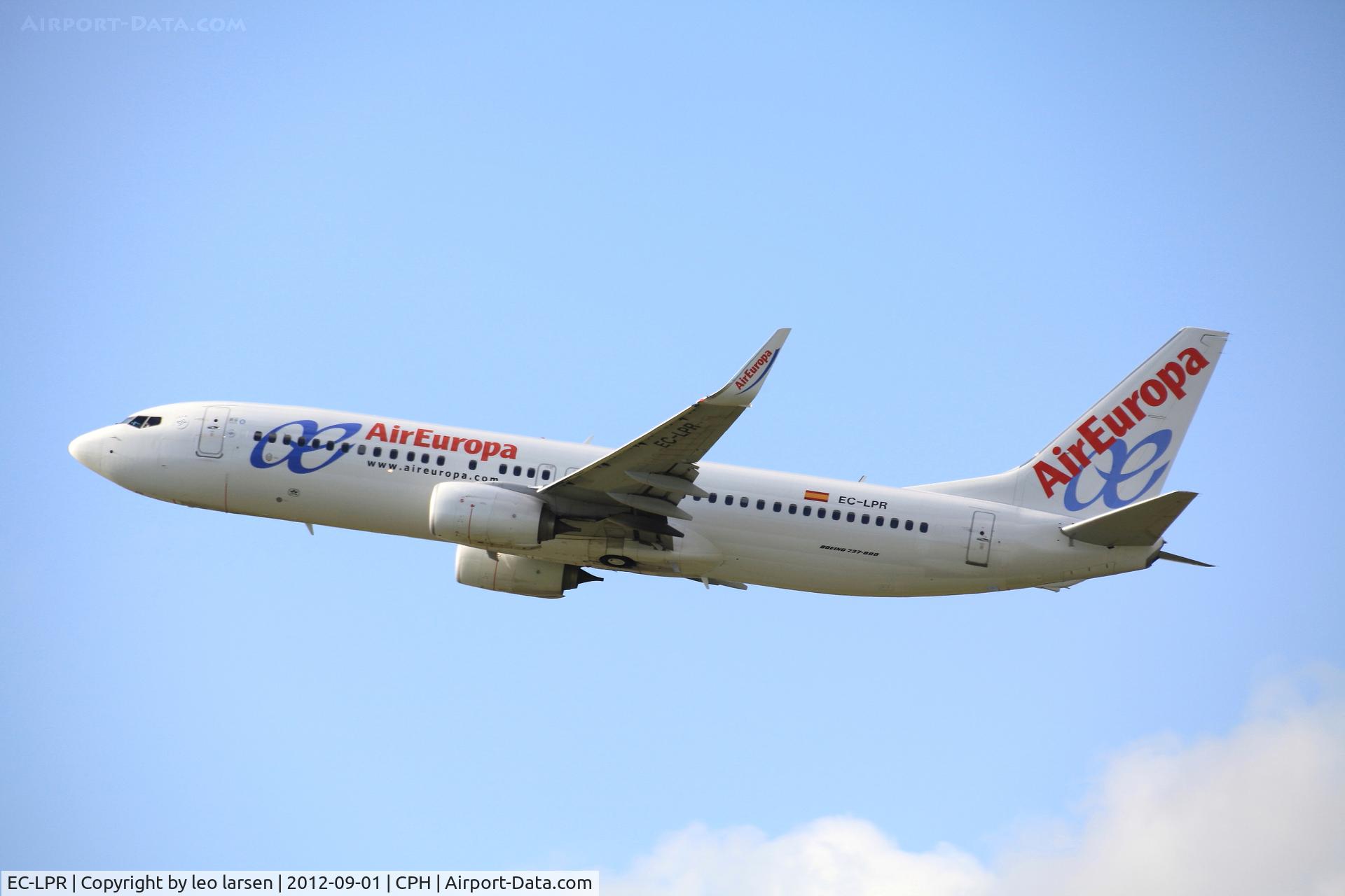 EC-LPR, 2012 Boeing 737-85P C/N 36588, Copenhagen 1.9.2012