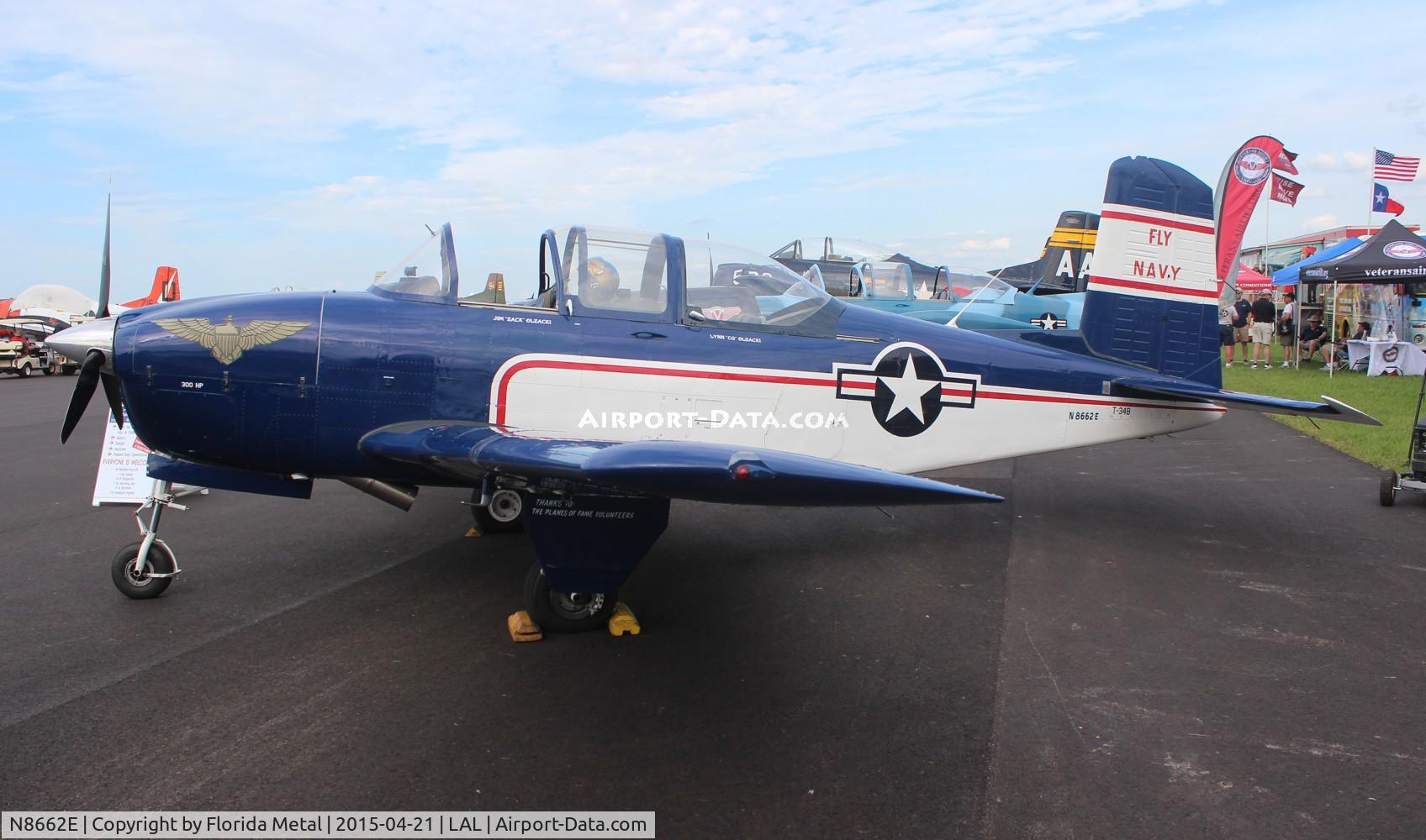 N8662E, 1955 Beech D-45 Mentor C/N BG-33, T-34 Mentor
