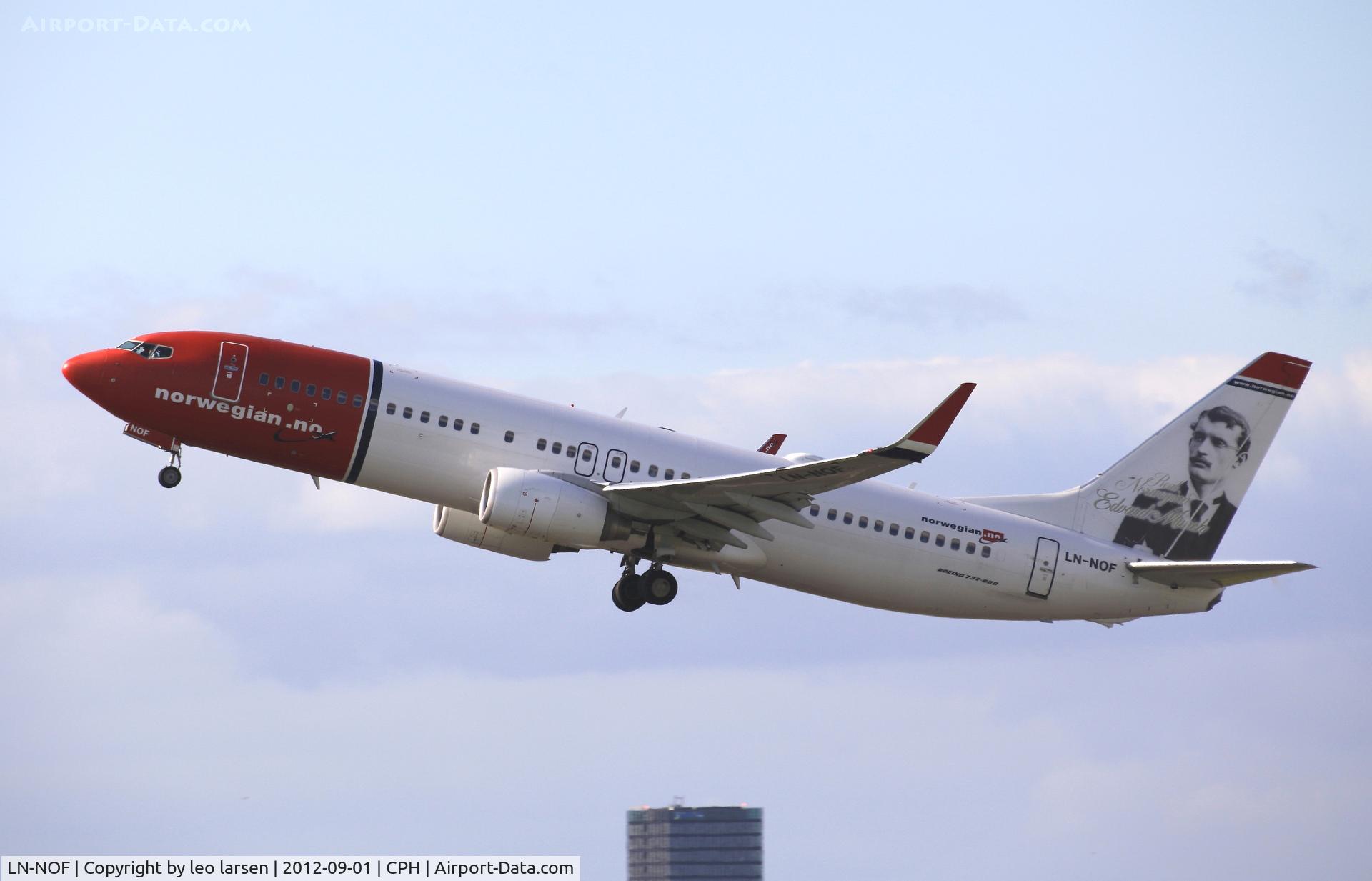 LN-NOF, 2008 Boeing 737-86N C/N 36809, Copenhagen 1.9.2012