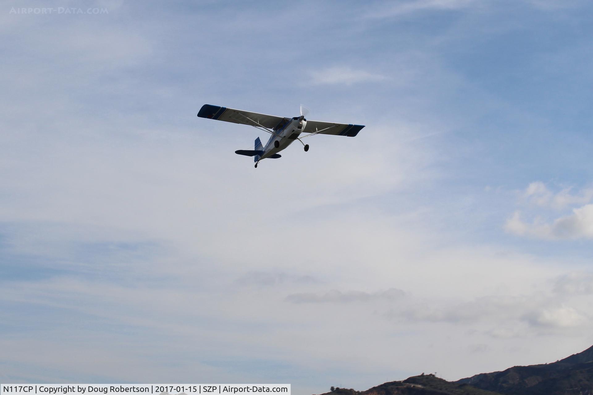 N117CP, American Champion 7GCBC Citabria C/N 1275-99, 1999 American Champion 7GCBC CITABRIA, Lycoming O-320 150 Hp, takeoff climb Rwy 22, I roam the airport for different shots