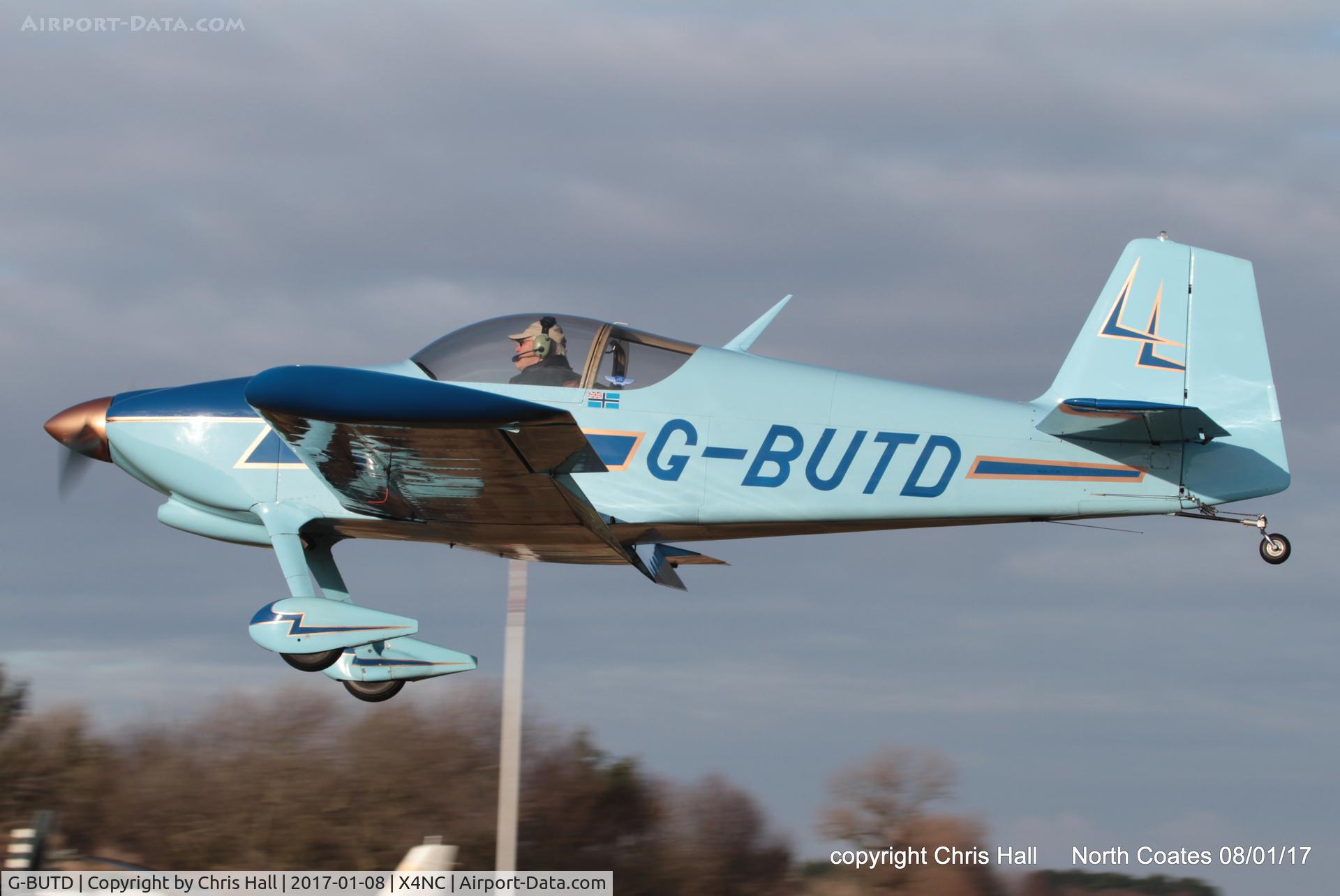 G-BUTD, 1993 Vans RV-6 C/N PFA 181-12152, at the Brass Monkey fly in, North Coates