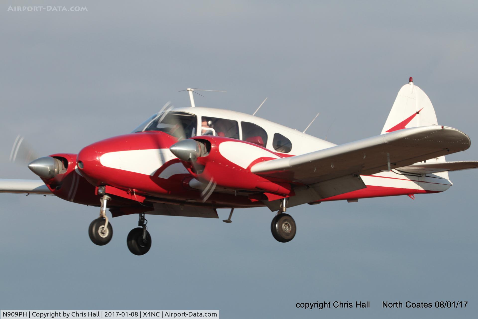 N909PH, Piper PA-23-160 Apache C/N 23-1800, at the Brass Monkey fly in, North Coates