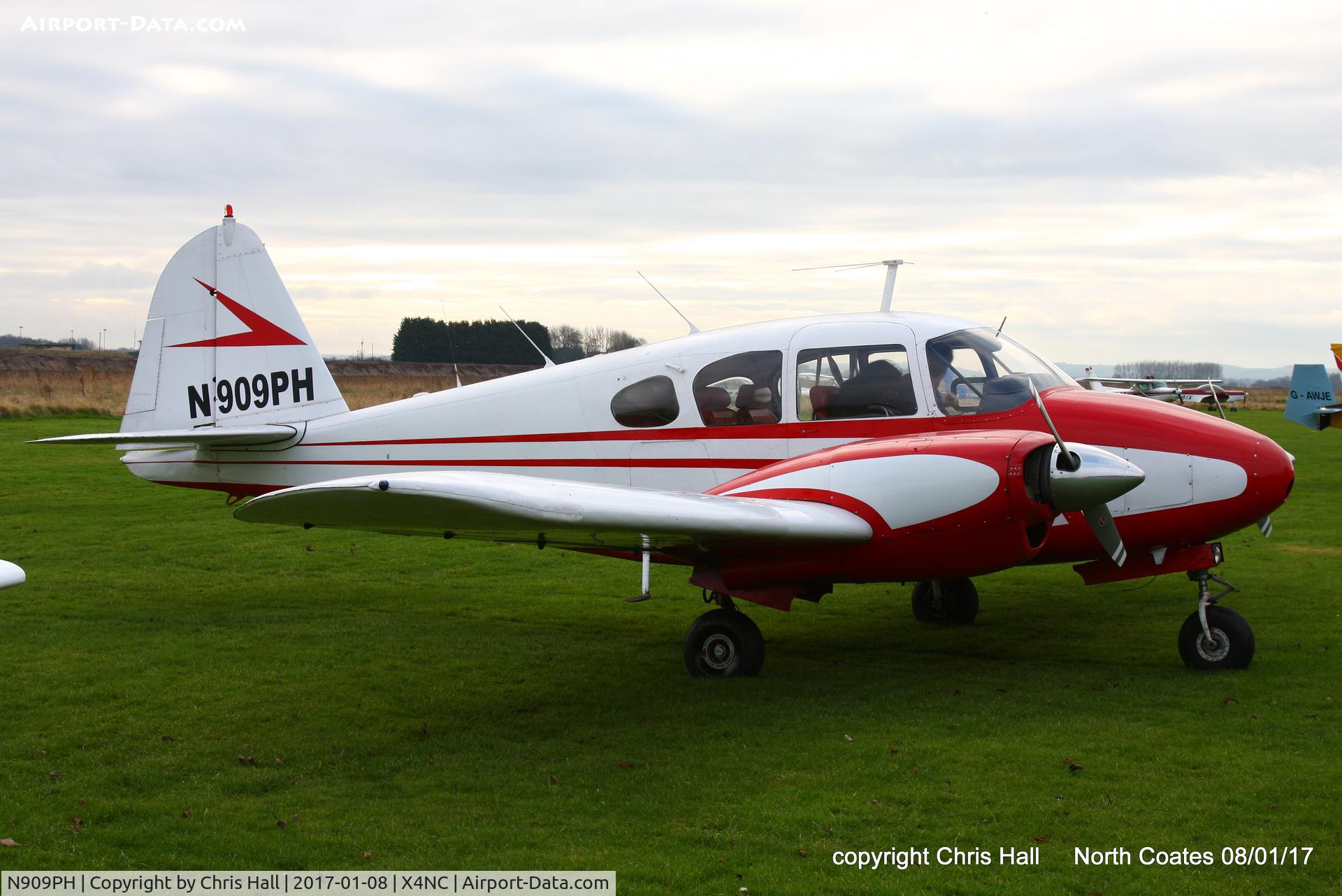 N909PH, Piper PA-23-160 Apache C/N 23-1800, at the Brass Monkey fly in, North Coates