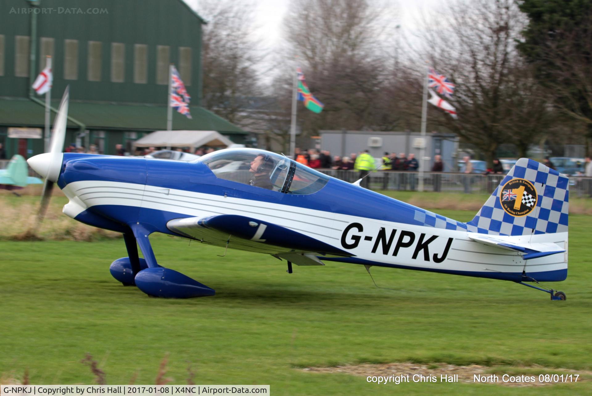 G-NPKJ, 1998 Vans RV-6 C/N PFA 181-13138, at the Brass Monkey fly in, North Coates