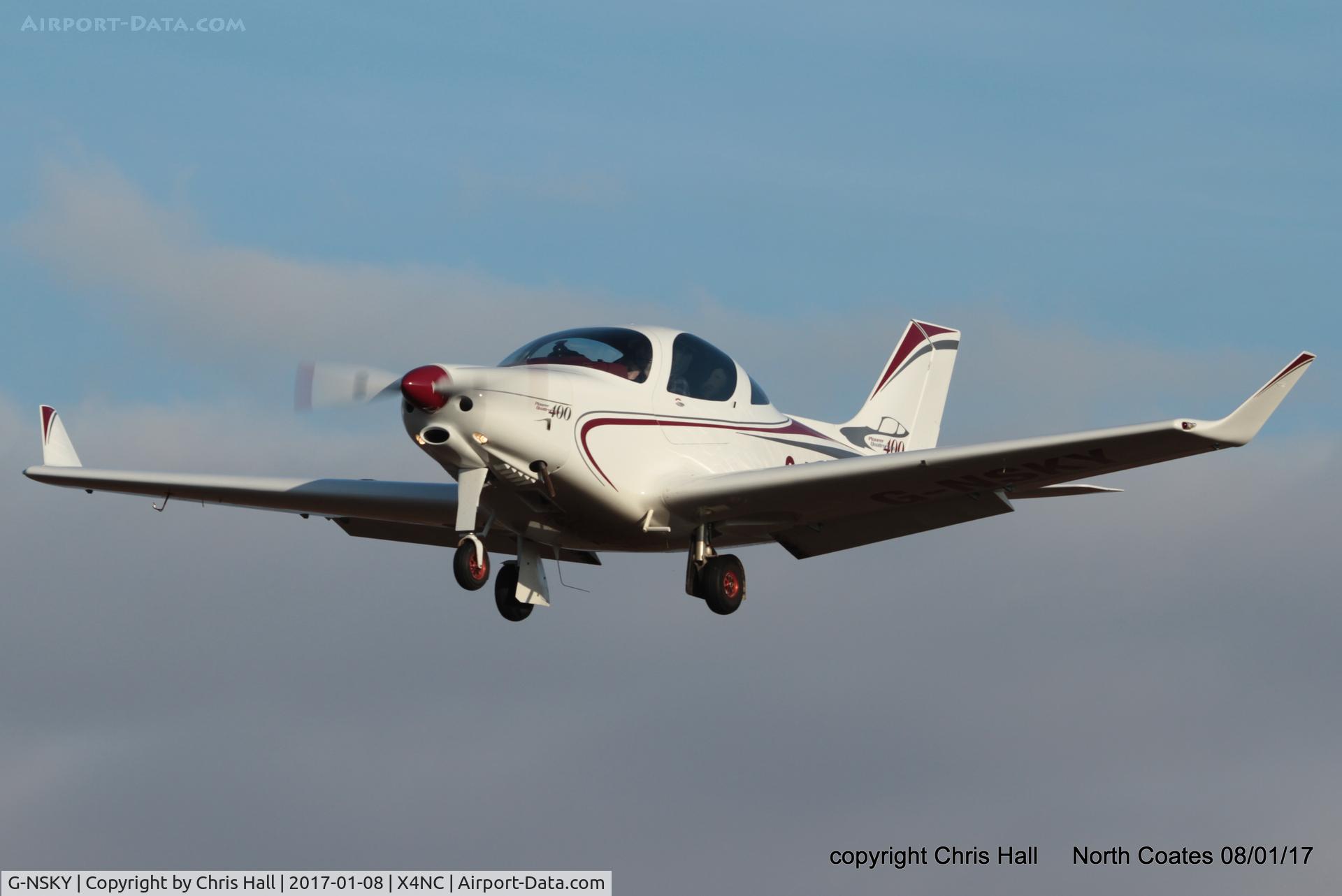 G-NSKY, 2016 Alpi Aviation Pioneer 400 C/N LAA 364-15236, at the Brass Monkey fly in, North Coates