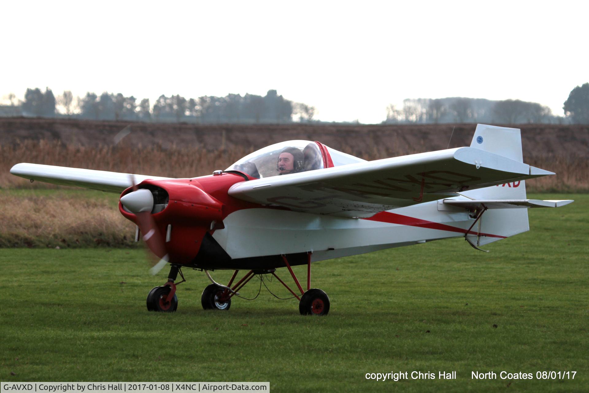 G-AVXD, 1967 Slingsby T.66 Nipper 3 C/N S109, at the Brass Monkey fly in, North Coates