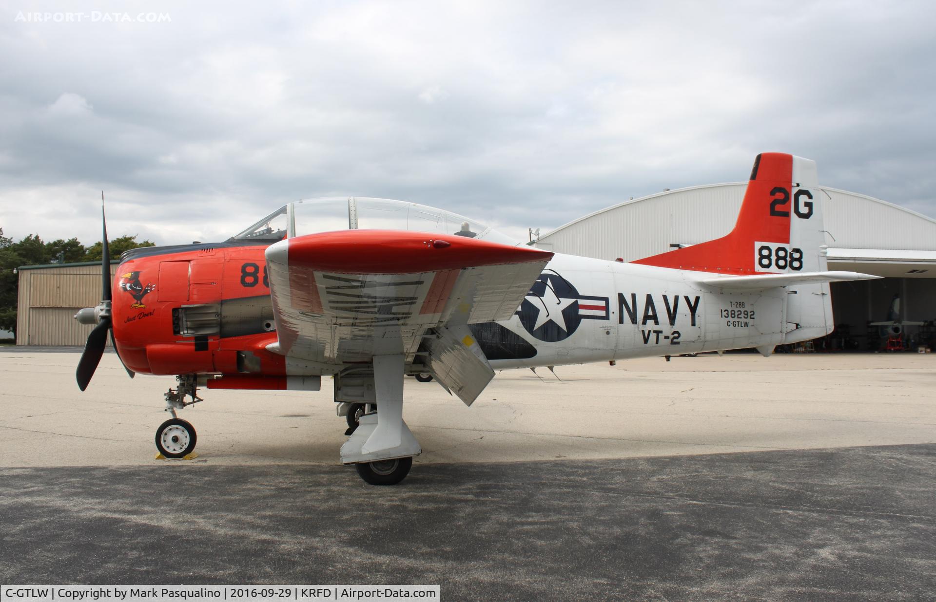 C-GTLW, 1955 North American T-28B Trojan C/N 200-363, North American T-28B