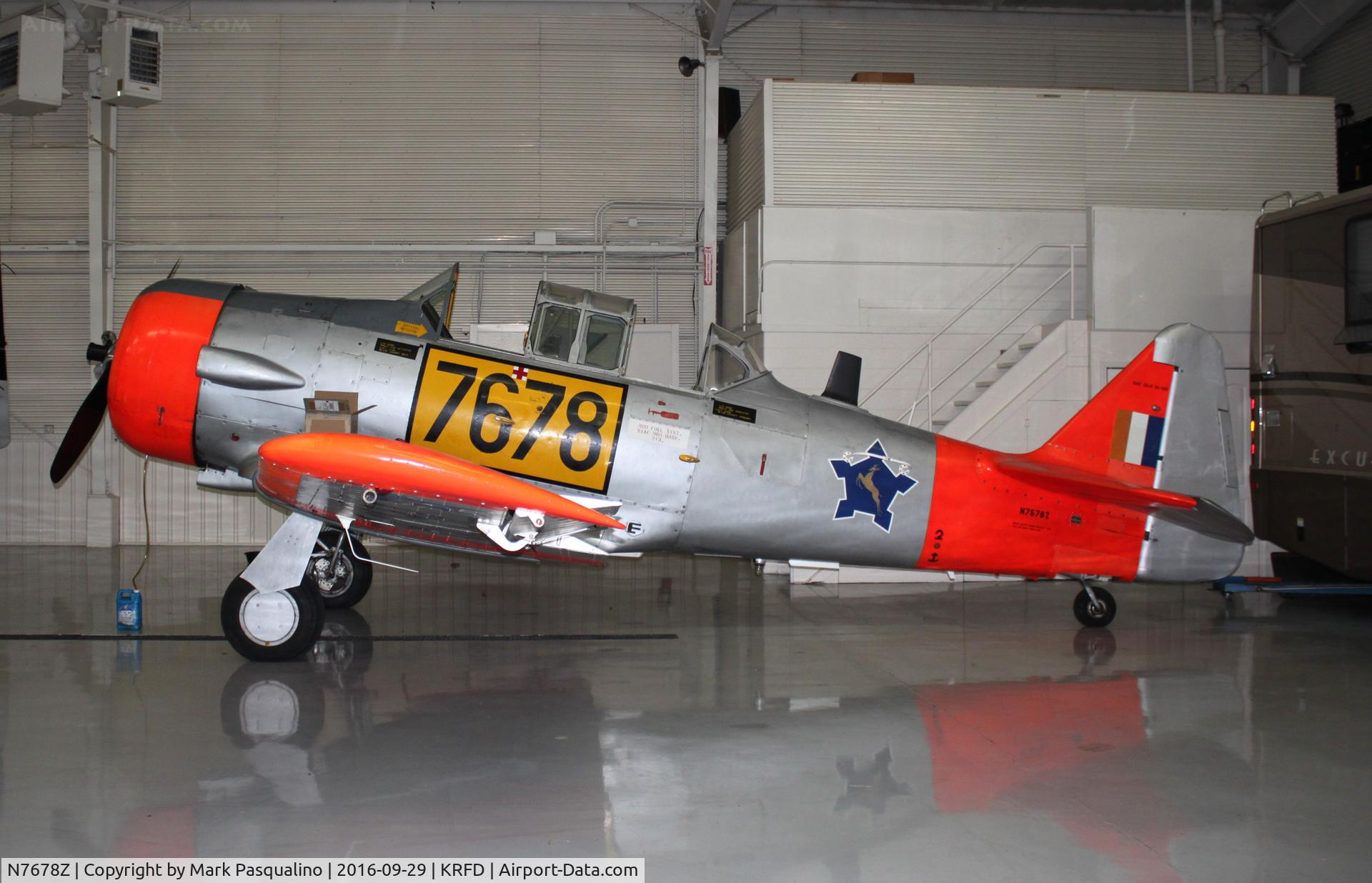 N7678Z, 1942 North American AT-6C (SNJ-4) C/N 88-9156, North American AT-6C