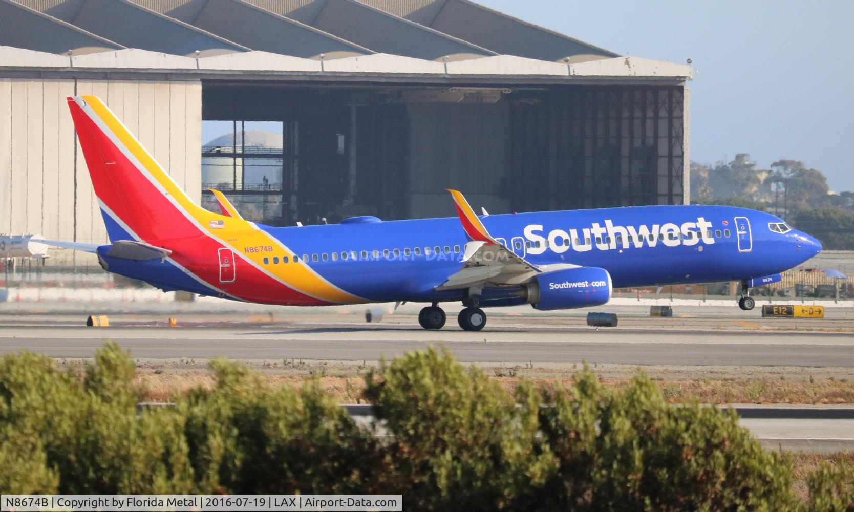 N8674B, 2015 Boeing 737-8H4 C/N 36734, Southwest