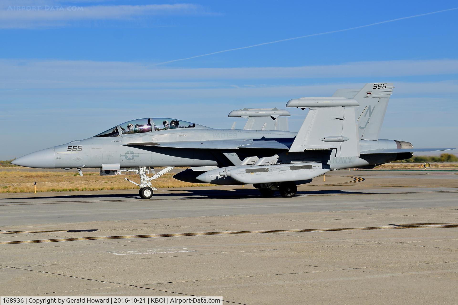 168936, Boeing EA-18G Growler C/N G-108, VAQ-129  “Vikings”, NAS Whidbey Island, WA.