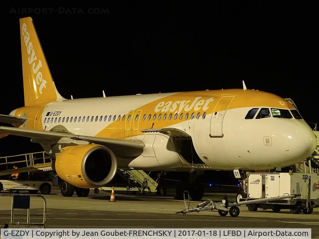 G-EZDY, 2008 Airbus A319-111 C/N 3763, U24308 to Lyon