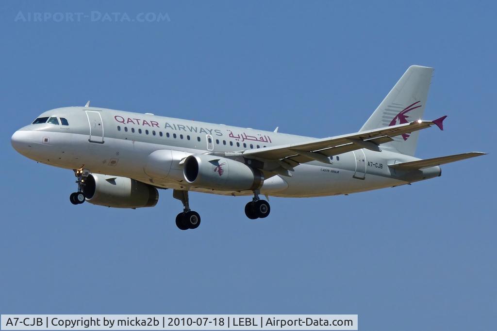 A7-CJB, 2004 Airbus A319-133LR C/N 2341, Landing