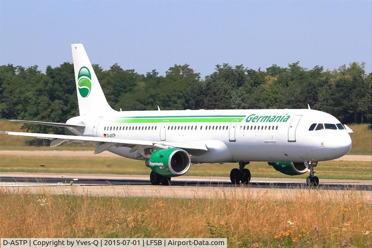 D-ASTP, 1997 Airbus A321-211 C/N 684, Airbus A321-211, Take off run rwy 15, Bâle-Mulhouse-Fribourg airport (LFSB-BSL)